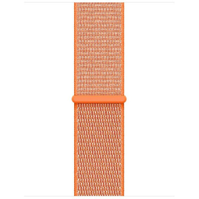 Pasek sportowy do Apple Watch 38/40mm z plecionego nylonu w kolorze pomarańczowym