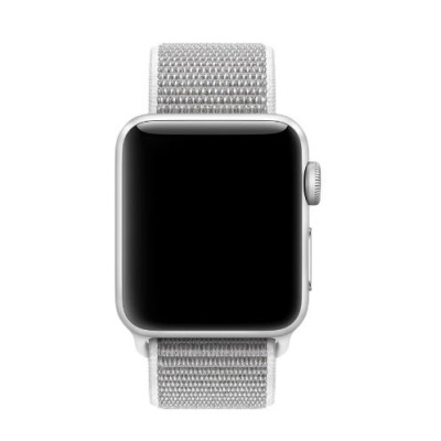 Pasek do Apple Watch 38/40mm z plecionego nylonu - porcelanowy 