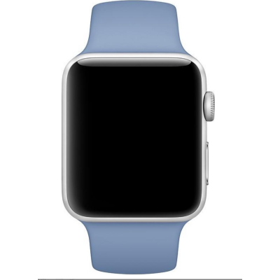 Pasek do Apple Watch 42/44mm silikonowy - lazurowy