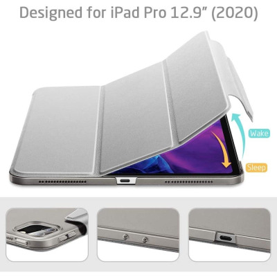 Etui do iPad PRO 12.9 2018/2020  ESR YIPPEE - srebrne