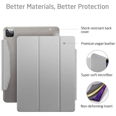 Etui do iPad PRO 12.9 2018/2020  ESR YIPPEE - srebrne
