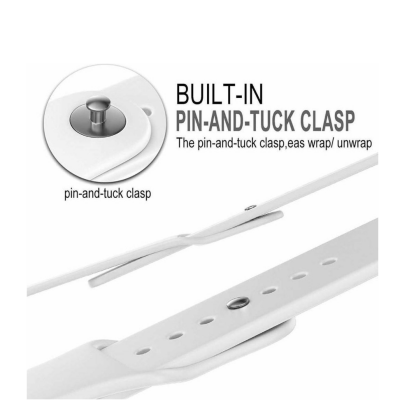 Pasek do Apple Watch 42/44mm silikonowy - lazurowy