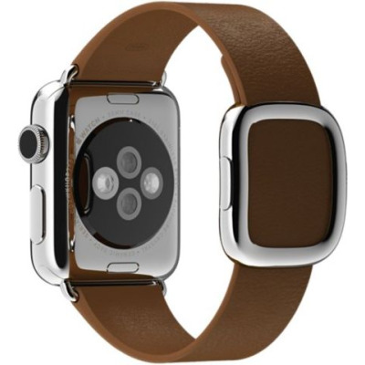 Pasek do Apple Watch 38/40mm Apple Modern Buckle (S) - brązowy