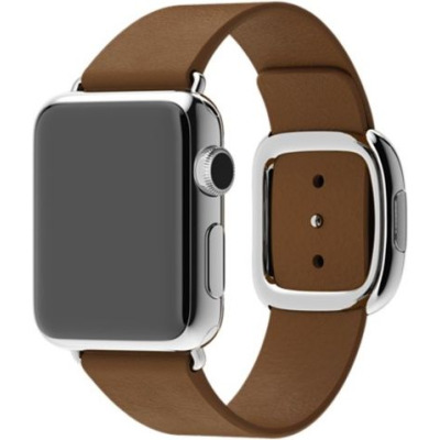 Pasek do Apple Watch 38/40mm Apple Modern Buckle (S) - brązowy