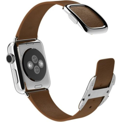 Pasek do Apple Watch 38/40mm Apple Modern Buckle (S) - brązowy