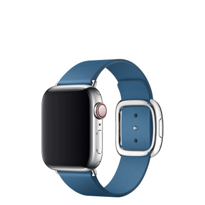 Pasek do Apple Watch 38/40mm Apple Modern Buckle (M) - błękitny