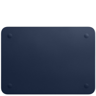Etui skórzane  do Macbook 12 Leather Sleeve - nocny błękit