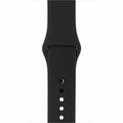 Pasek do Apple Watch 44mm Apple silicone  - czarny