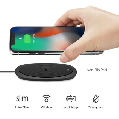 Ładowarka indukcyjna SPIGEN F305W FAST CHARGER - czarna