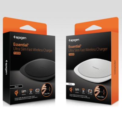 Ładowarka indukcyjna SPIGEN F305W FAST CHARGER - czarna