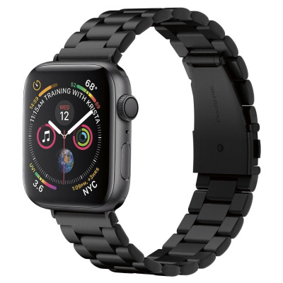 Branzoleta do Apple Watch 44/45/49 mm Spigen Modern fit - czarna