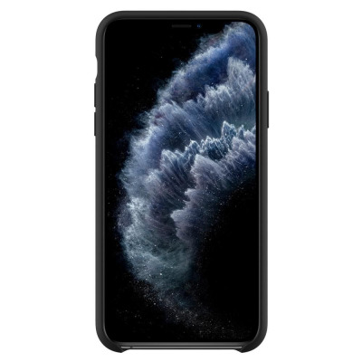Etui do iPhone 11 Pro Max Spigen Silicone Fit - czarne