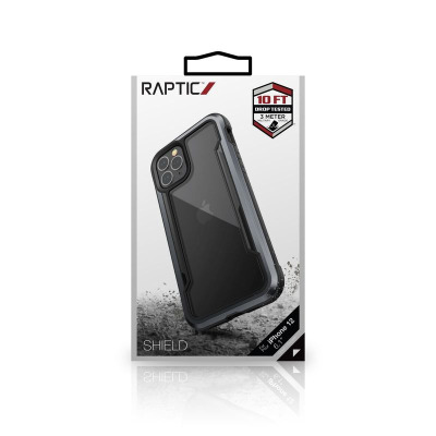 Etui do iPhone 12/12 Pro X-Doria Raptic Shield - czarne