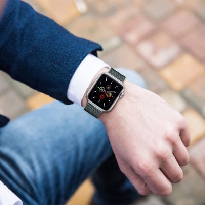 Branzoleta mediolańska do Apple Watch 44/45/49 mm Tech-Protect - różowe złoto
