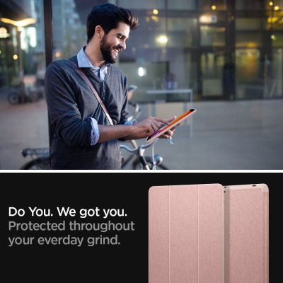 Etui do iPad 7/8 10.2 2019/2020 SPIGEN URBAN FIT - różowe