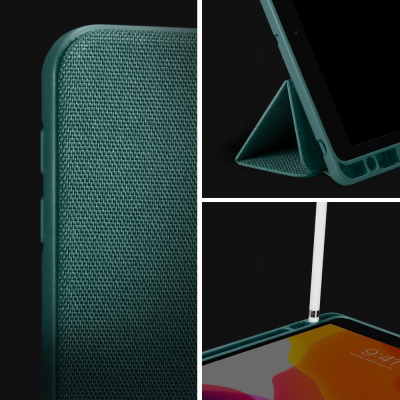 Etui do iPad 7/8 10.2 2019/2020 Spigen Urban Fit - zielone