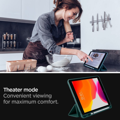 Etui do iPad 7/8 10.2 2019/2020 Spigen Urban Fit - zielone