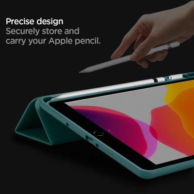 Etui do iPad 7/8 10.2 2019/2020 Spigen Urban Fit - zielone