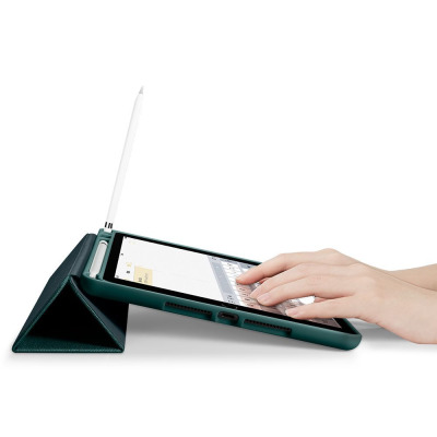 Etui do iPad 7/8 10.2 2019/2020 Spigen Urban Fit - zielone