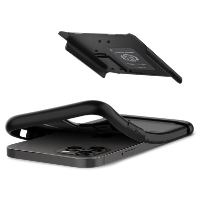 Etui do iPhone 12/12 PRO Spigen Slim Armor - czarne