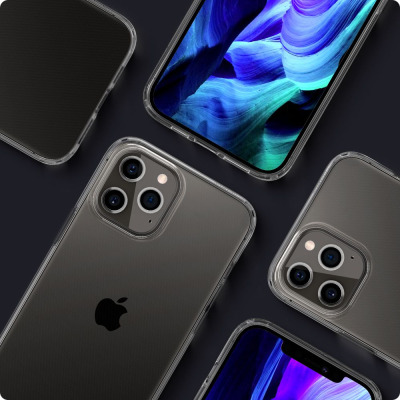 Etui do iPhone 12/12 Pro Spigen Liquid Crystal - przezroczyste 