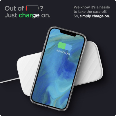Etui do iPhone 12/12 Pro Spigen Liquid Crystal - przezroczyste 