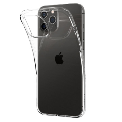 Etui do iPhone 12/12 Pro Spigen Liquid Crystal - przezroczyste 