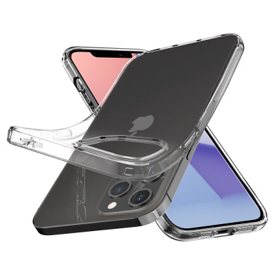 Etui do iPhone 12/12 Pro Spigen Liquid Crystal - przezroczyste 