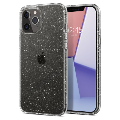 Etui do iPhone 12/12 Pro Spigen Liquid Crystal Glitter - przezroczyste 
