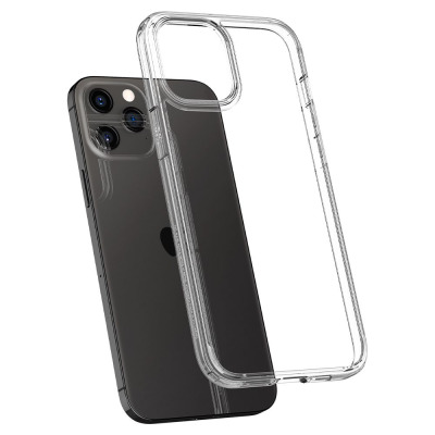 Etui do iPhone 12/12 Pro Spigen Ultra Hybrid - przezroczyste 