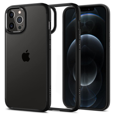 Etui do iPhone 12/12 Pro Spigen Ultra Hybrid - czarne