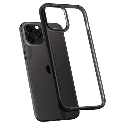 Etui do iPhone 12/12 Pro Spigen Ultra Hybrid - czarne