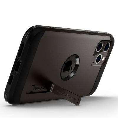 Etui do iPhone 12/12 PRO Spigen Touch Armor Gunmetal - szary 