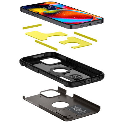 Etui do iPhone 12/12 PRO Spigen Touch Armor Gunmetal - szary 
