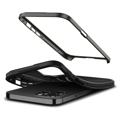 Etui do iPhone 12/12 Pro Spigen Neo Hybrid Gunmetal - czarne 