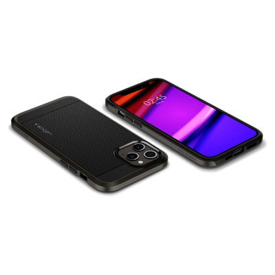 Etui do iPhone 12/12 Pro Spigen Neo Hybrid Gunmetal - czarne 