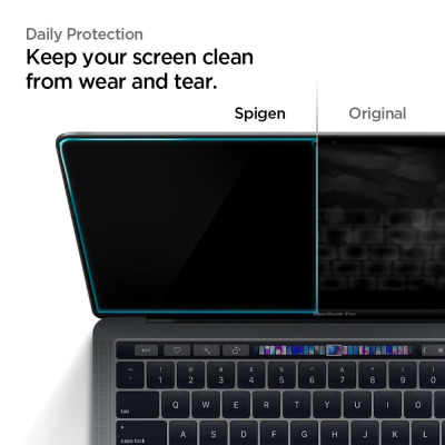 Szkło hartowane do Macbook Air/Pro 13 2018-2020 Spigen Glass FC