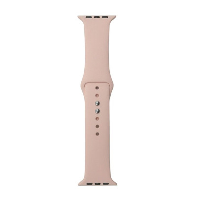 Pasek do Apple Watch 38/40/41/42 mm  Crong Liquid Band - piaskowy róż