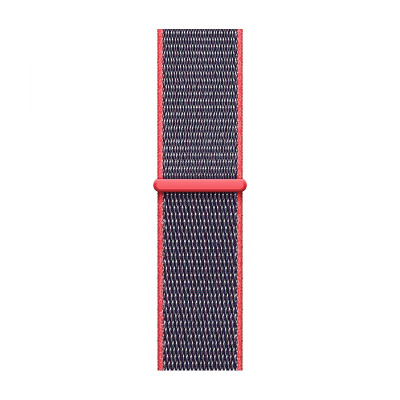 Pasek sportowy do Apple Watch 38/40/41 mm Crong Nylon Band - różowy