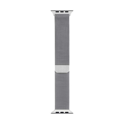 Pasek ze stali nierdzewnej do Apple Watch 44/45/49 mm Crong Milano Steel - srebrny