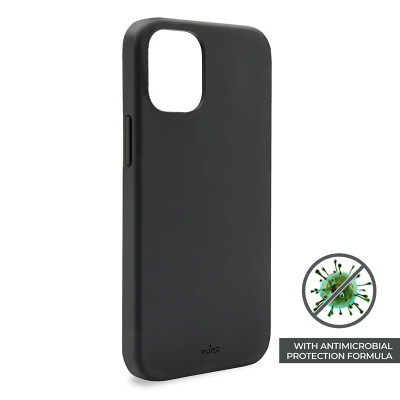 Etui do iPhone 12/12 Pro PURO ICON Anti-Microbial - czarne