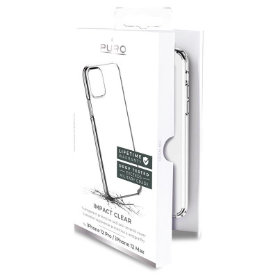 Etui do iPhone 12/12 Pro PURO Impact - przezroczyste 