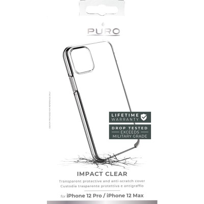 Etui do iPhone 12/12 Pro PURO Impact - przezroczyste 