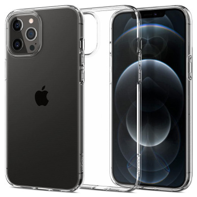 Etui do iPhone 12 Pro Max Spigen Liquid Crystal - przezroczyste 