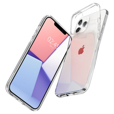 Etui do iPhone 12 Pro Max Spigen Liquid Crystal - przezroczyste 