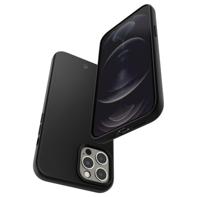 Etui do iPhone 12/12 Pro SPIGEN Cyrill - czarne