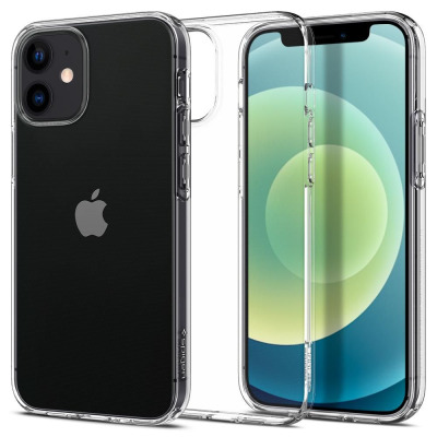 Etui do iPhone 12 mini Spigen Liquid Crystal - przezroczyste 