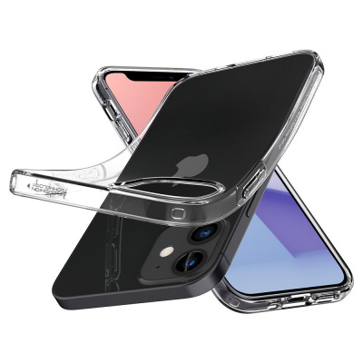 Etui do iPhone 12 mini Spigen Liquid Crystal - przezroczyste 