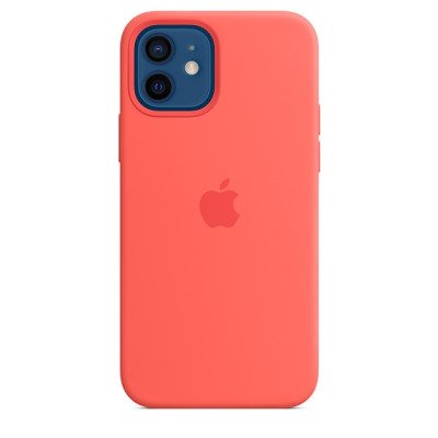 Etui do iPhone 12/12 Pro Apple Silicone Case z MagSafe - różowy cytrus
