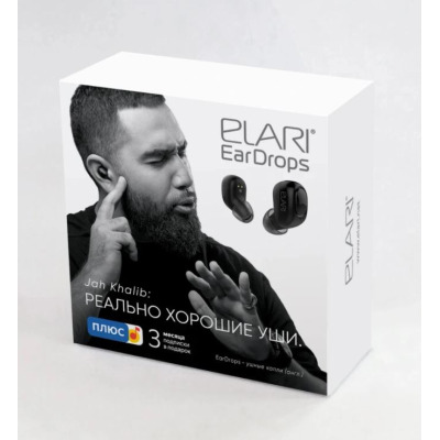 Słuchawki dokanałowe Elari EarDrops BT - czarne